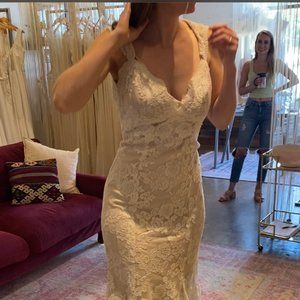 Watters Lace Wedding Gown - Heavily Used Sample
